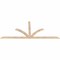 Ekena Millwork Richland Smooth Timber Gable Bracket, Douglas Fir, 96"W x 40"H x 1 1/2"D x 3 1/2"F, 10/12 Pitch GBW096X40X0204RIC00SDF - alternate 3